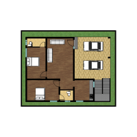 40x50 - 2 bhk - above 2000sq.ft - duplex - G+1 - east facing