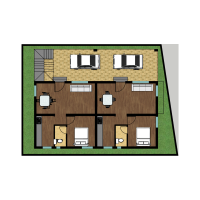 40x50 - G+1 - triplex - above 2000sq.ft - south facing