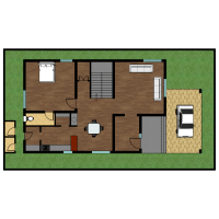 40x70 - above 2000sq.ft- 2 bhk - G+1 - singlex - north facing