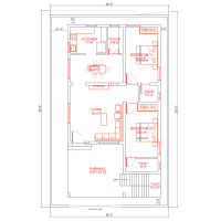  35x60 - 2 bhk - under 1500sq.ft - single floor - singlex - north facing
