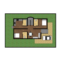  28x40 -  G+1 - 5 bhk - Under 2000  sq.ft - West  facing - Duplex