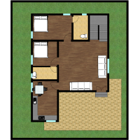  32x48 - 2 bhk - single floor - Above 1000sq.ft -singlex - East facing