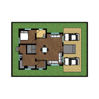  34x40 -  G+1 - 3 bhk - Above 2000  sq.ft - North  facing - Duplex