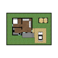 single floor 1BHK house plan